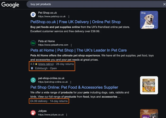 Rich Results for Pet Products Niche Rich Results for Pet Products Niche