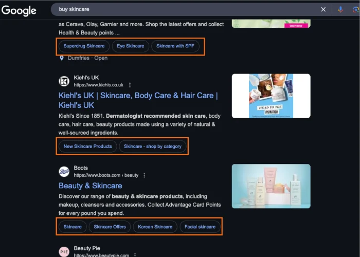 Rich Results for Skincare Niche Rich Results for Skincare Niche